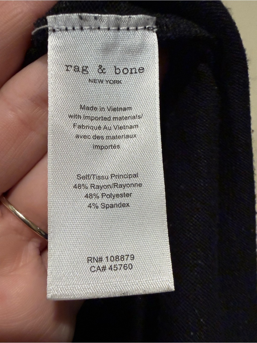 Rag & Bone Hudson top lot - white & black size XS - Picture 9 of 9